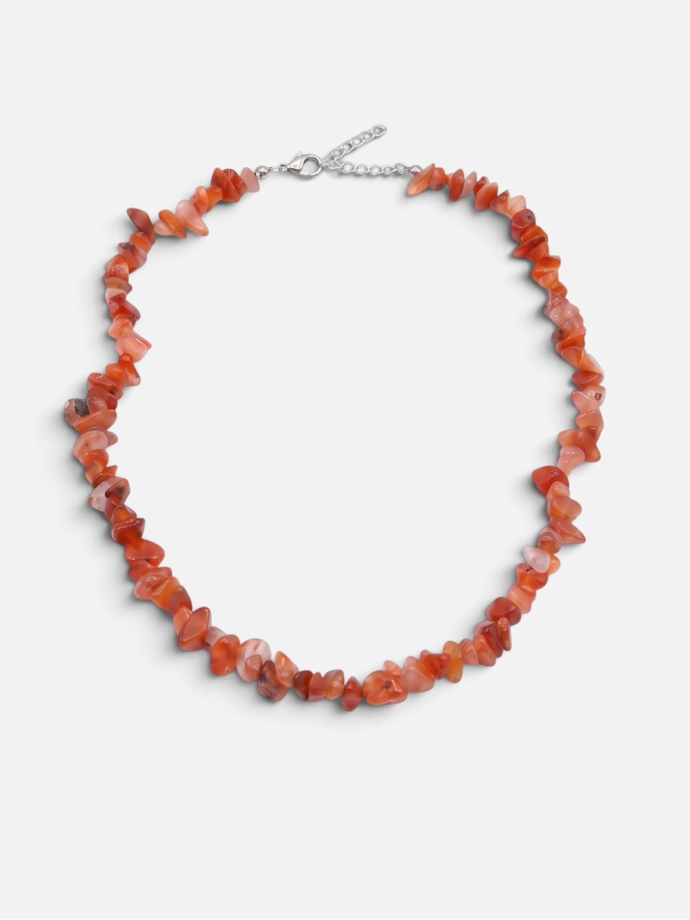 CARNELIAN NATURAL CHIP NECKLACE